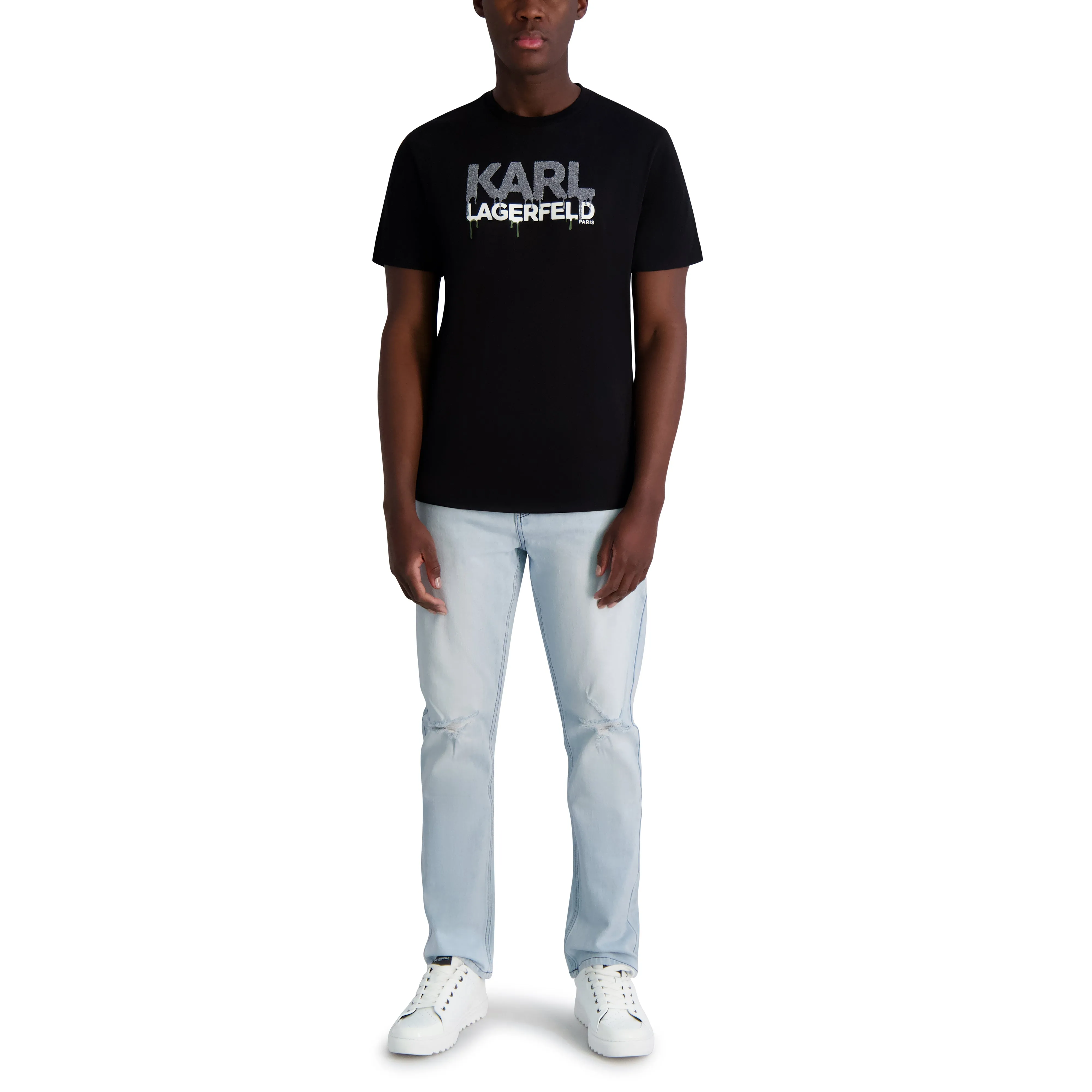 KARL LAGERFELD LOGO TEE sold by Karl Lagerfeld Paris product image thumbnail 4