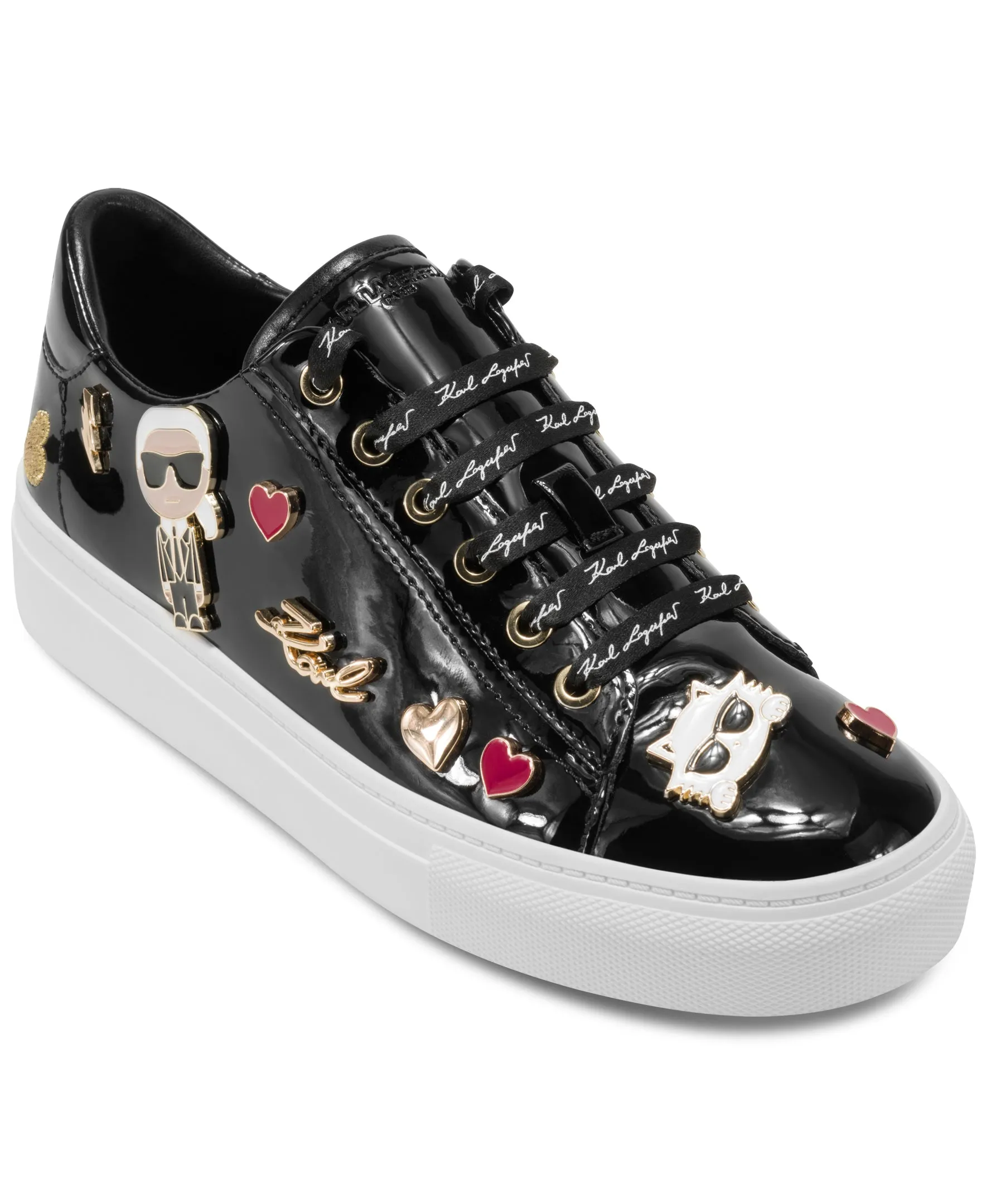 CATE PINS LACE UP SNEAKER sold by Karl Lagerfeld Paris