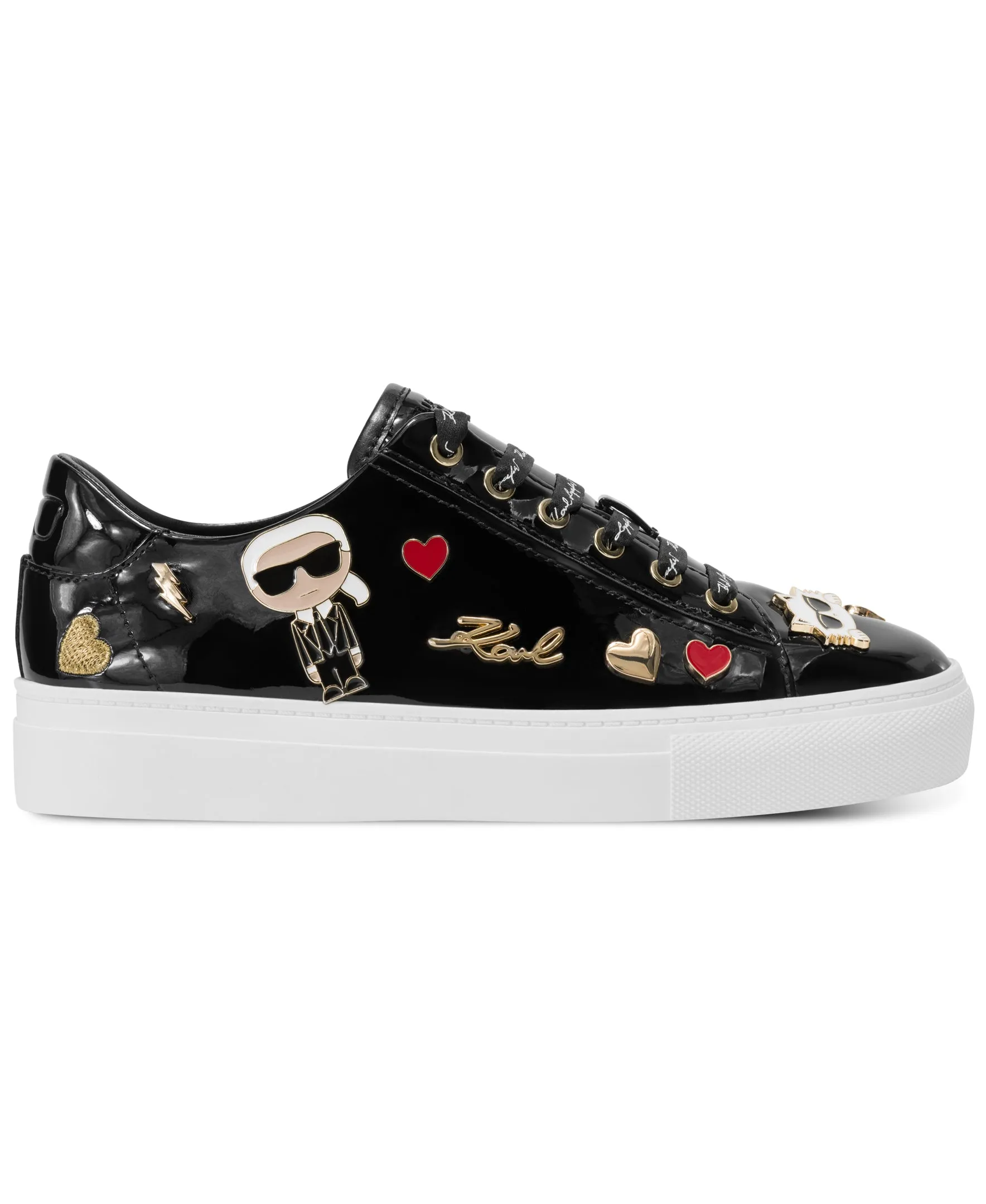 CATE PINS LACE UP SNEAKER sold by Karl Lagerfeld Paris product image thumbnail 2