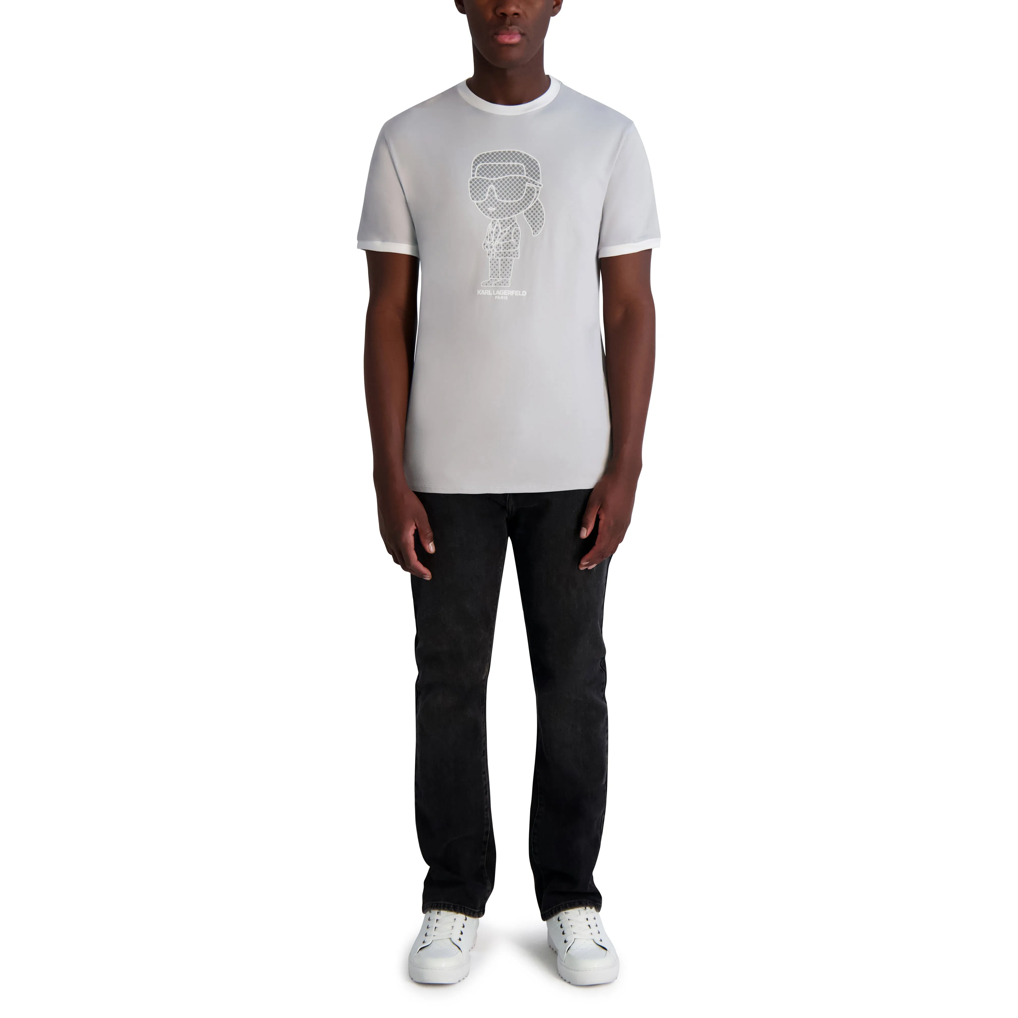 LARGE CHARACTER RINGER TEE sold by Karl Lagerfeld Paris product image thumbnail 4