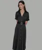 BELTED MAXI SHIRT DRESS sold by Karl Lagerfeld Paris