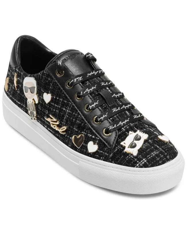 CATE PINS LACE UP SNEAKER sold by Karl Lagerfeld Paris