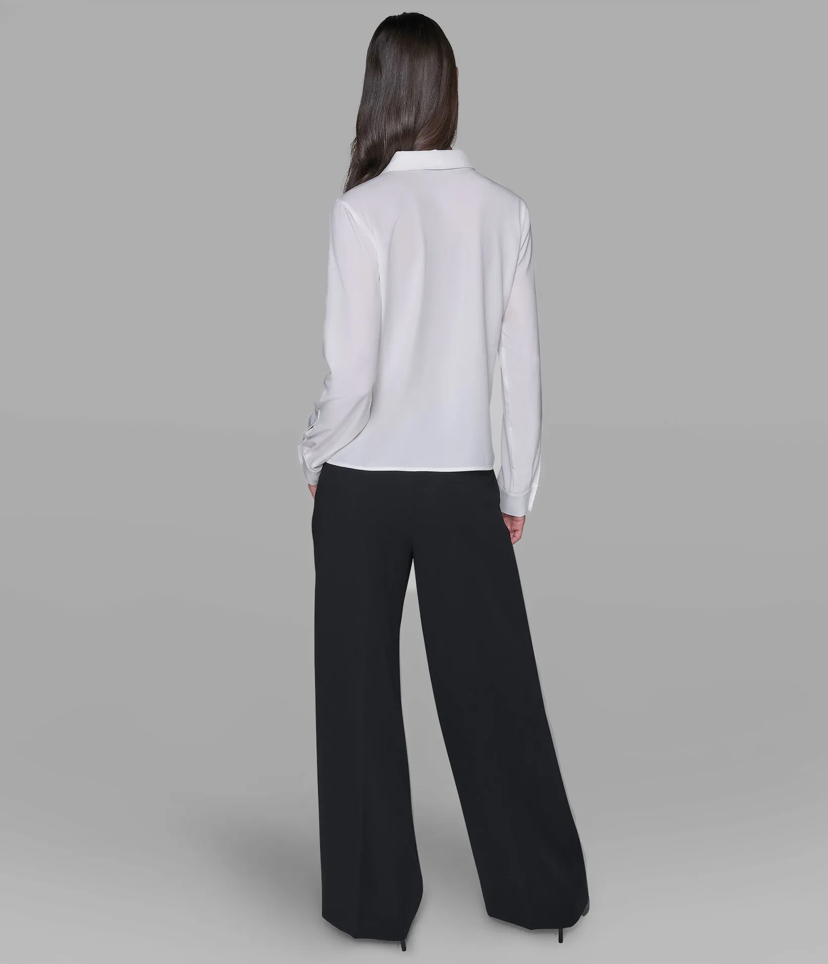 PARIS SCENE SOFT BLOUSE sold by Karl Lagerfeld Paris product image thumbnail 2