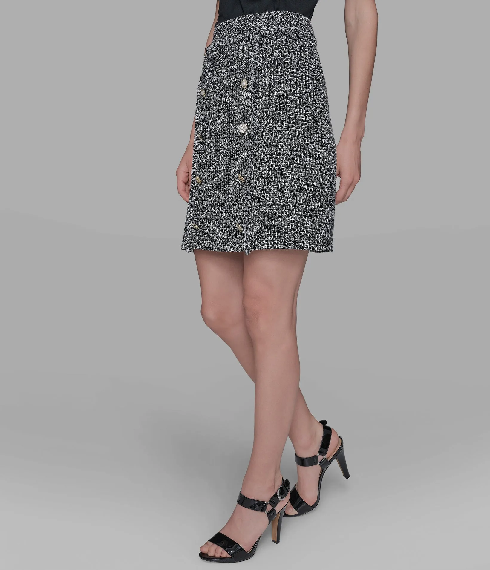 CO-ORD TWEED MINI SKIRT sold by Karl Lagerfeld Paris product image thumbnail 3