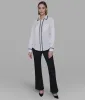 SOFT BLOUSE WITH TWEED TRIM sold by Karl Lagerfeld Paris
