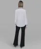 SOFT BLOUSE WITH TWEED TRIM sold by Karl Lagerfeld Paris