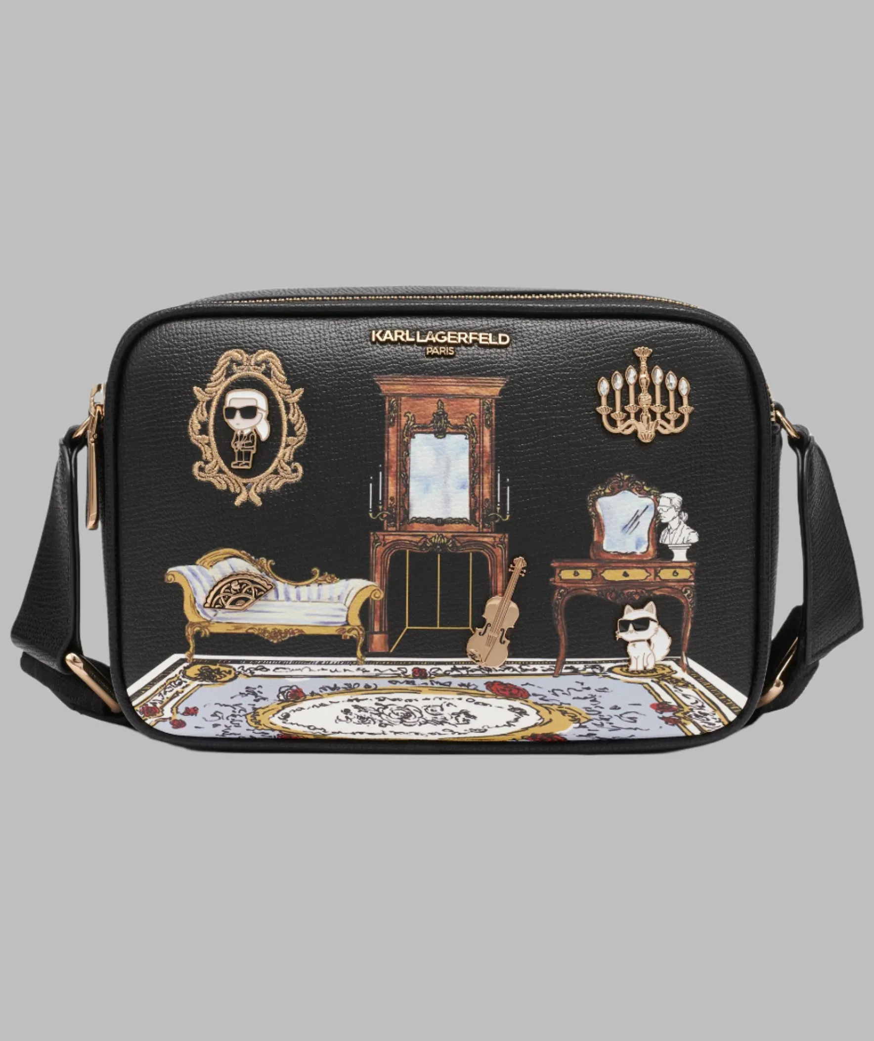 MAYBELLE ROCOCO CAMERA CROSSBODY sold by Karl Lagerfeld Paris
