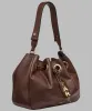 DESIREE SMALL LEATHER HOBO BAG sold by Karl Lagerfeld Paris