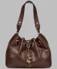DESIREE SMALL LEATHER HOBO BAG sold by Karl Lagerfeld Paris