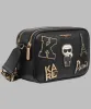 MAYBELLE CAMERA CROSSBODY WITH PATCHES sold by Karl Lagerfeld Paris