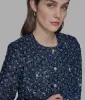 COLLARLESS SEQUIN JACKET sold by Karl Lagerfeld Paris