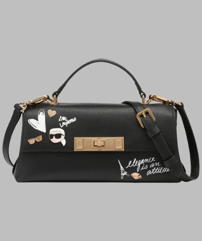 NICOLETTE CROSSBODY WITH CATE PINS sold by Karl Lagerfeld Paris