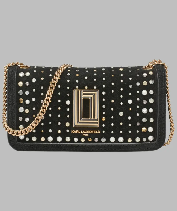 KOSETTE SHOULDER BAG WITH STUDS sold by Karl Lagerfeld Paris