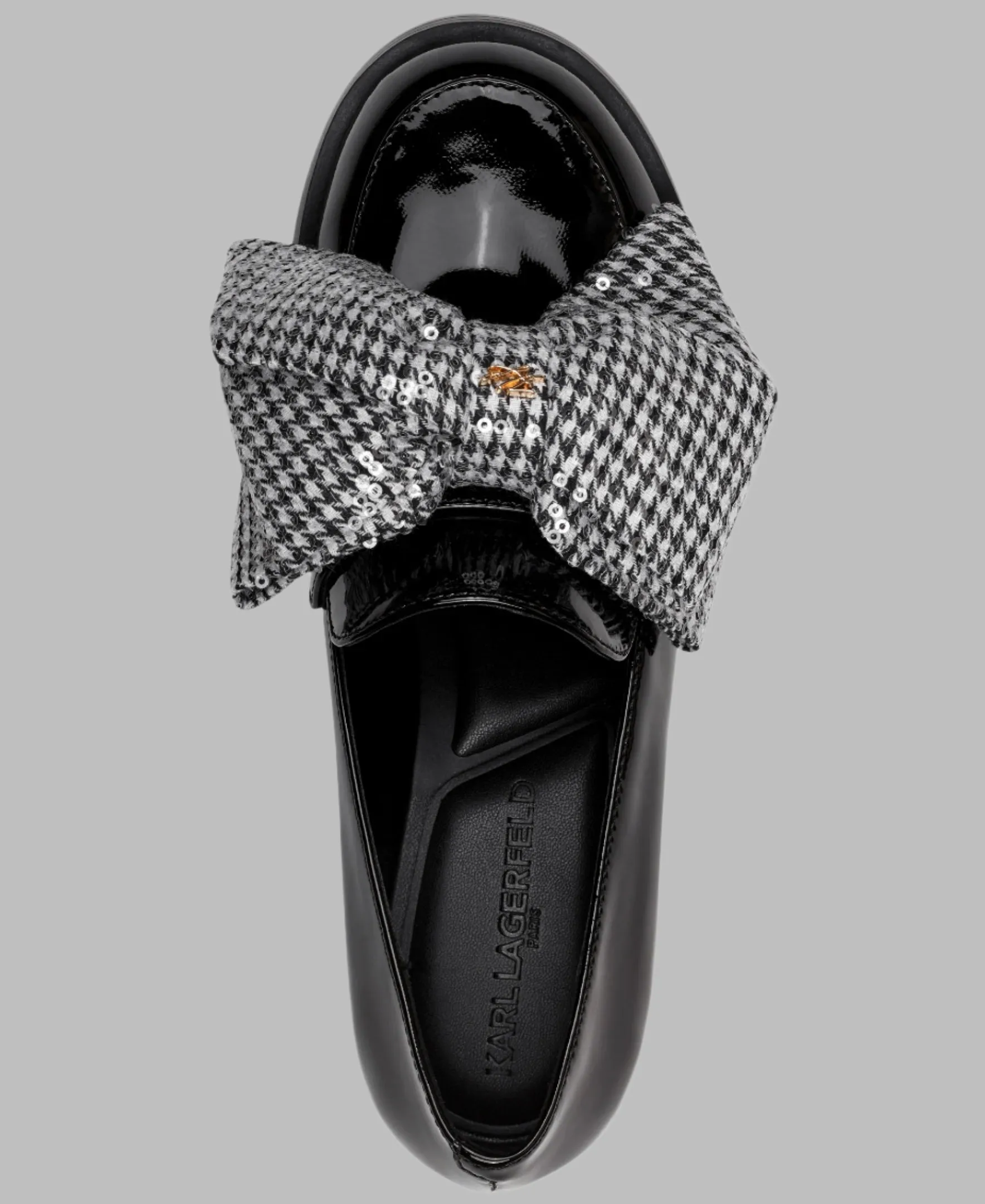 CAMILA LOAFERS WITH PRINTED BOW sold by Karl Lagerfeld Paris product image thumbnail 3