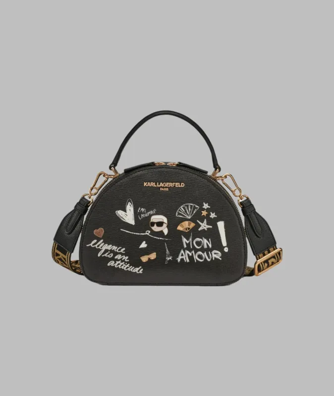 BELLAMY CROSSBODY WITH CATE PINS sold by Karl Lagerfeld Paris