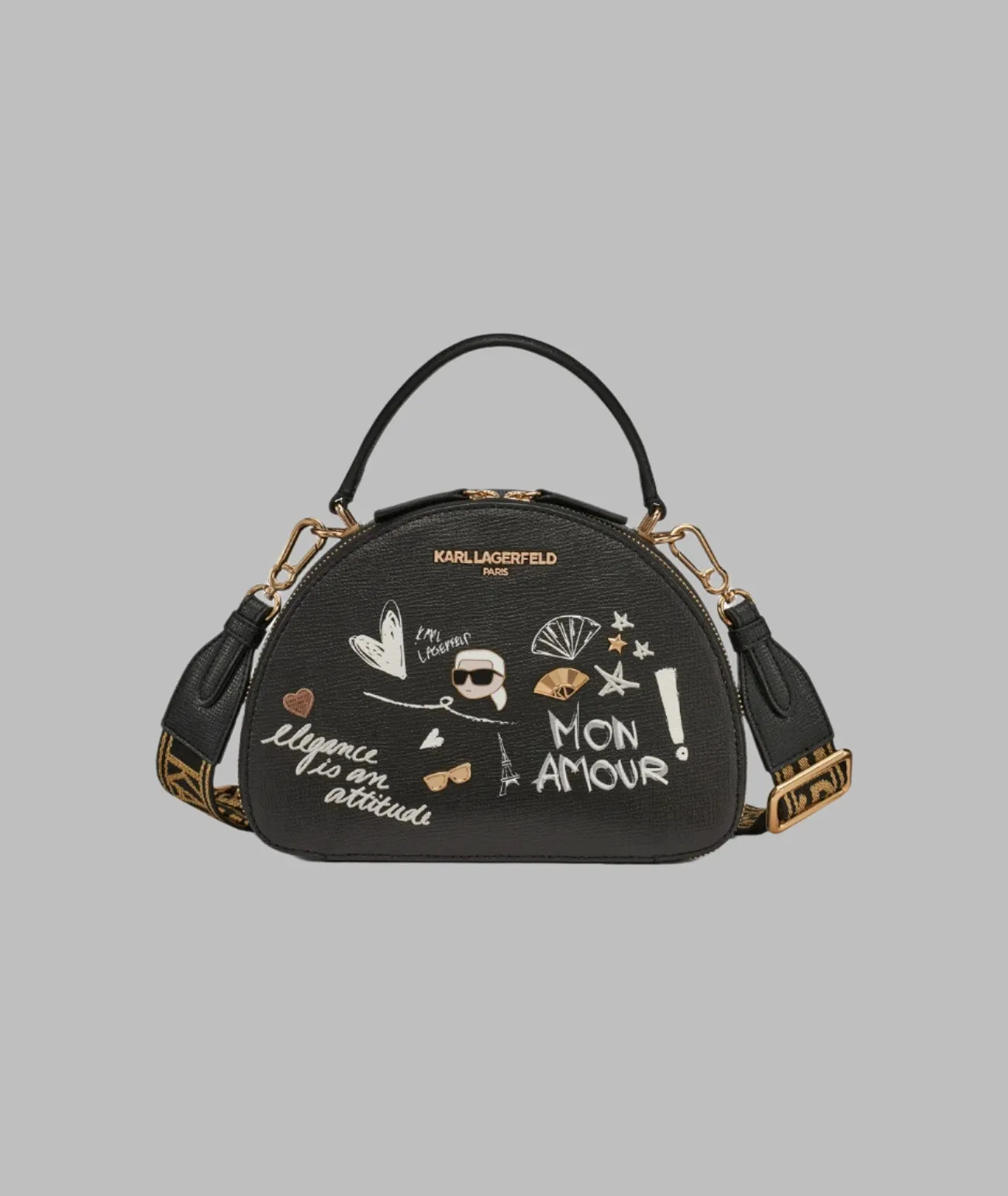 BELLAMY CROSSBODY WITH CATE PINS sold by Karl Lagerfeld Paris
