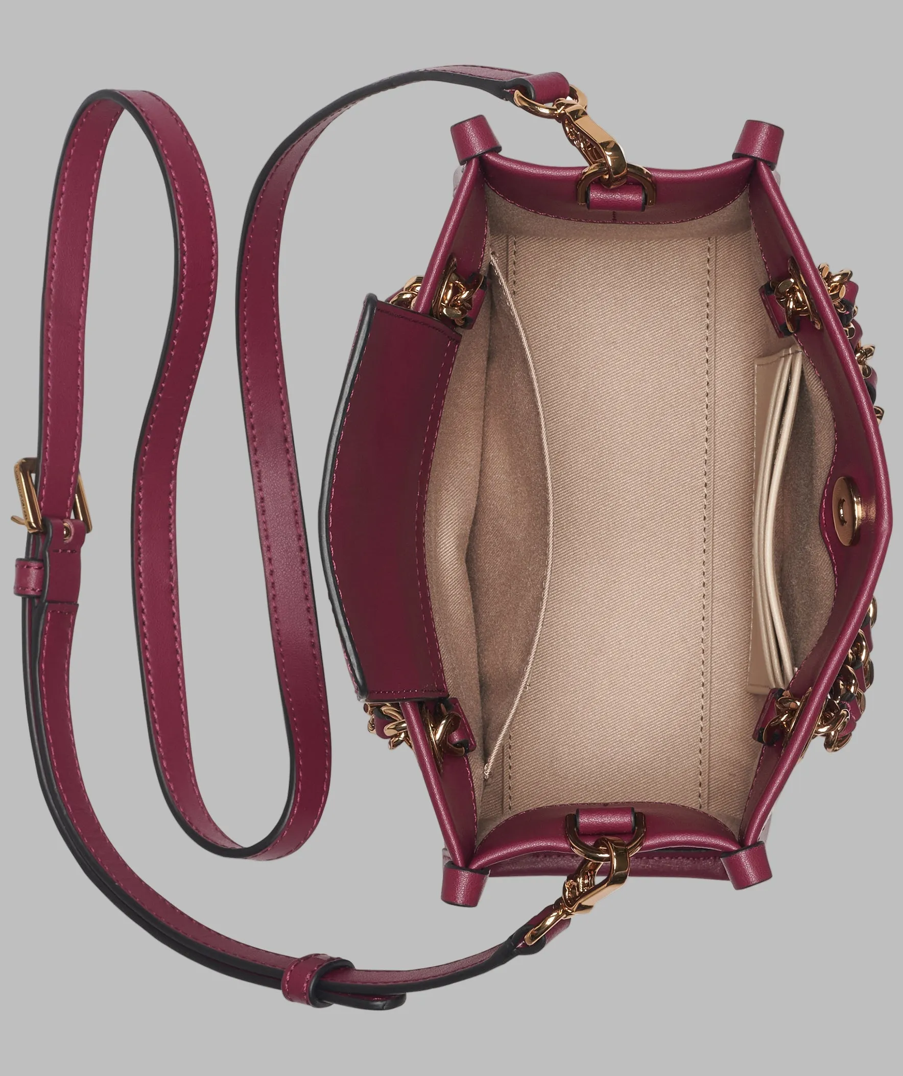 SAVOIE SMALL LEATHER CROSSBODY sold by Karl Lagerfeld Paris product image thumbnail 4