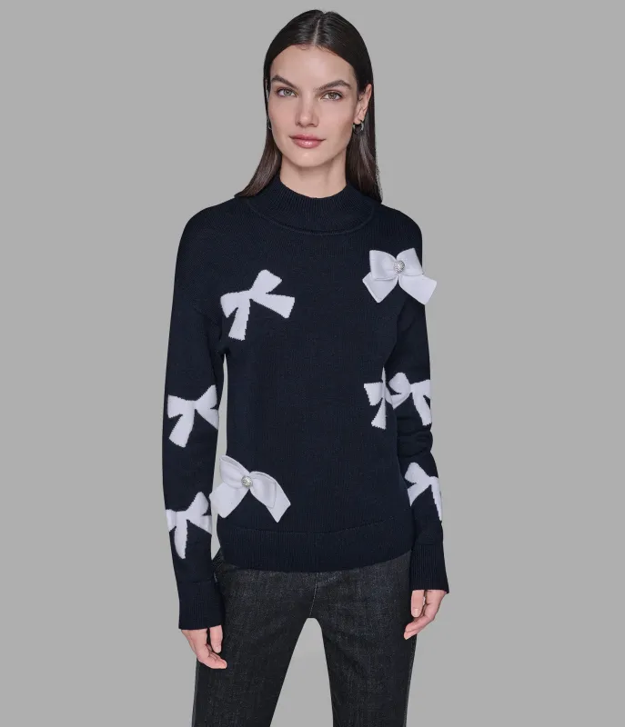 3D BOW SWEATER sold by Karl Lagerfeld Paris