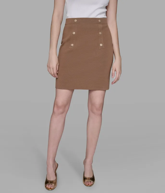 CO-ORD MINI KNIT SKIRT sold by Karl Lagerfeld Paris