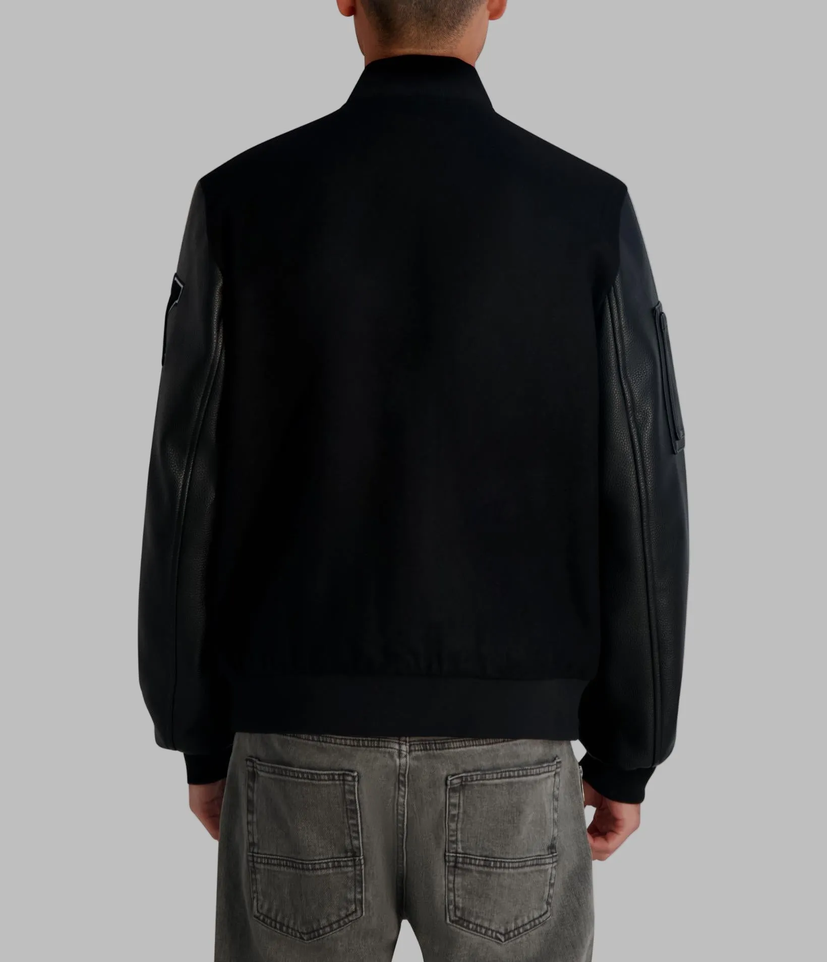 KARL PATCH VARSITY JACKET sold by Karl Lagerfeld Paris product image thumbnail 2