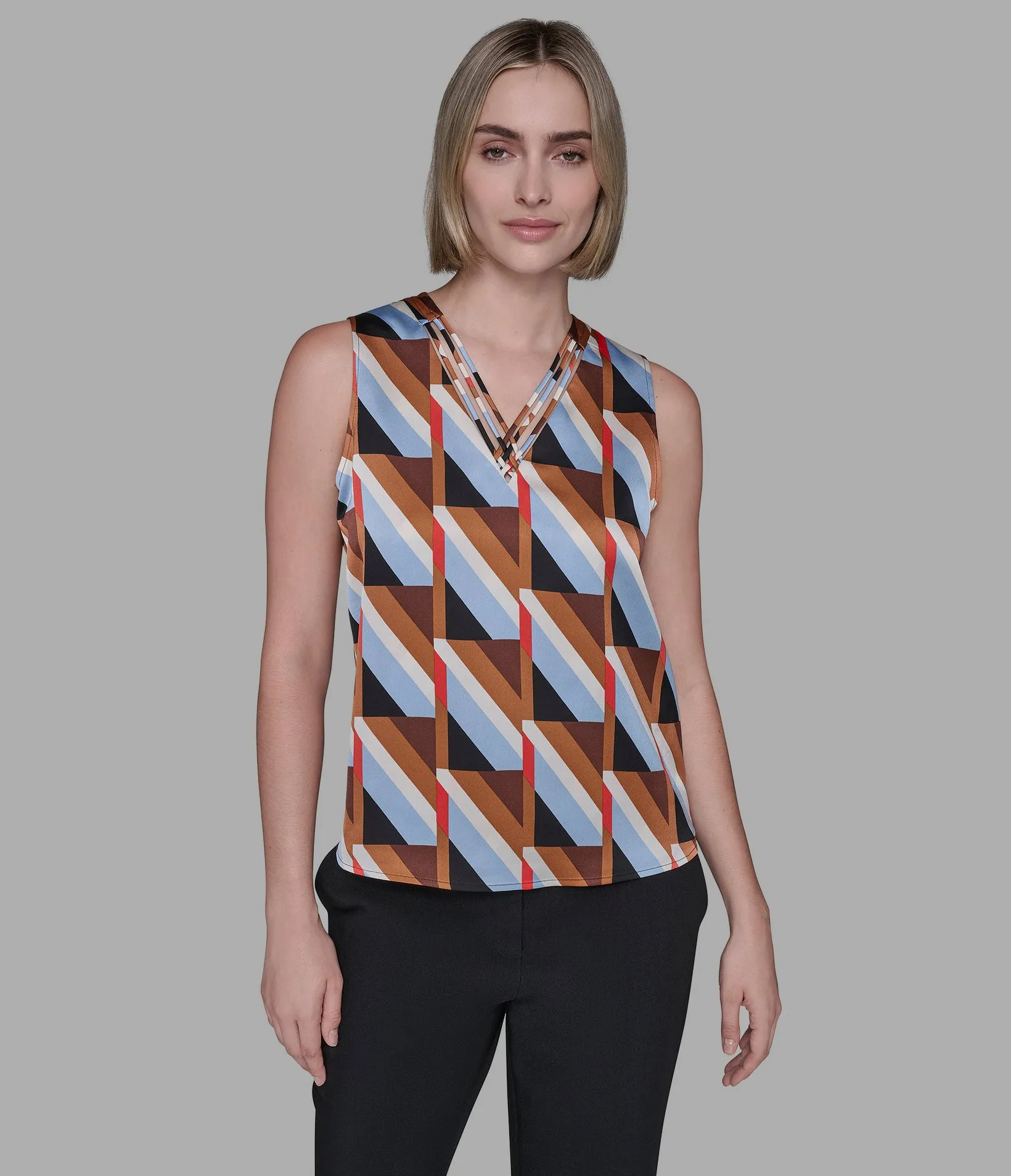 CRISS-CROSS TOP sold by Karl Lagerfeld Paris