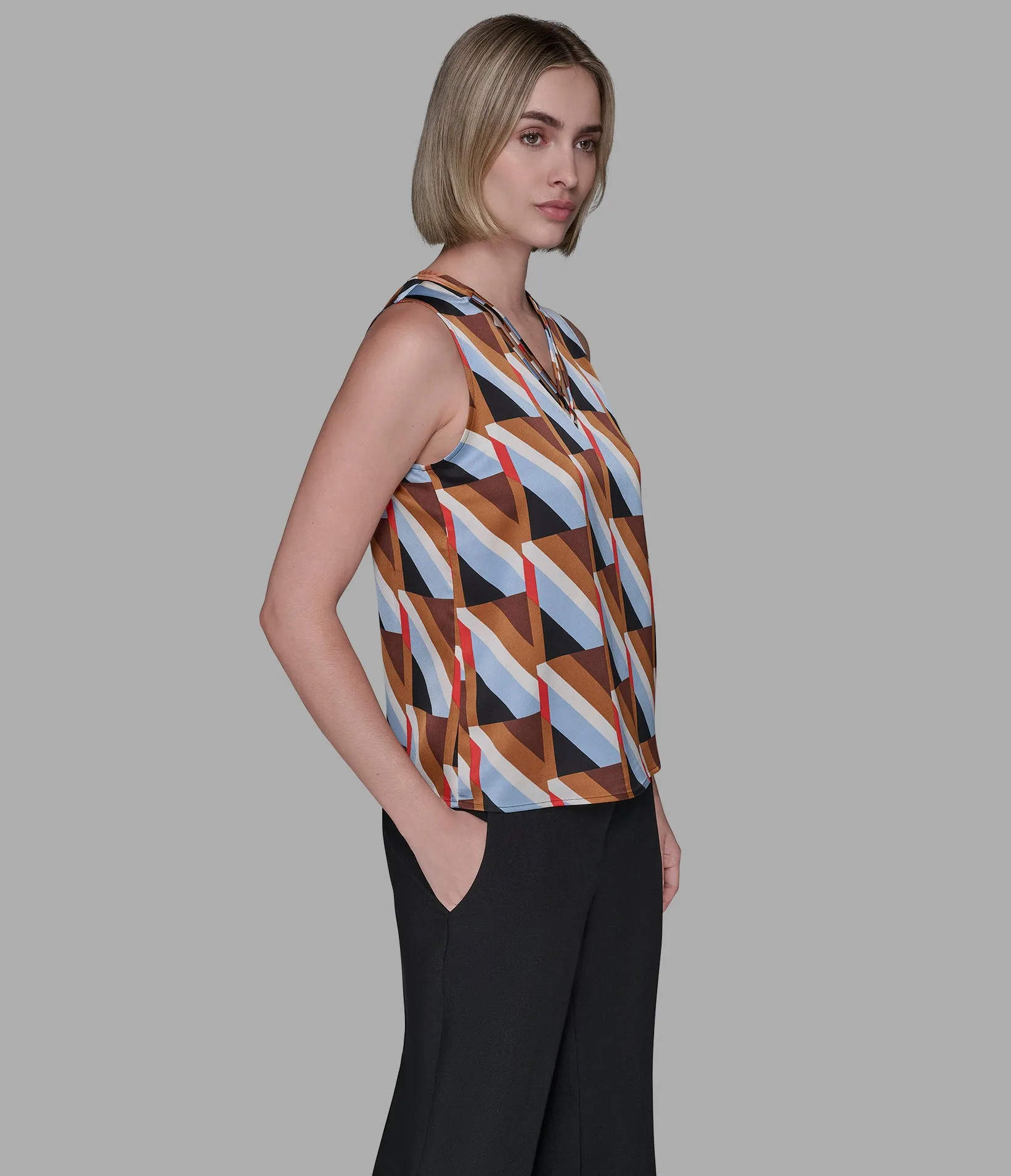 CRISS-CROSS TOP sold by Karl Lagerfeld Paris product image thumbnail 3