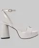 HADEN LOGO PLATFORM ANKLE STRAP SANDAL sold by Karl Lagerfeld Paris