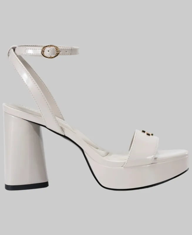 HADEN LOGO PLATFORM ANKLE STRAP SANDAL sold by Karl Lagerfeld Paris