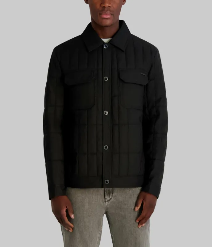 QUILTED SHIRT JACKET sold by undefined