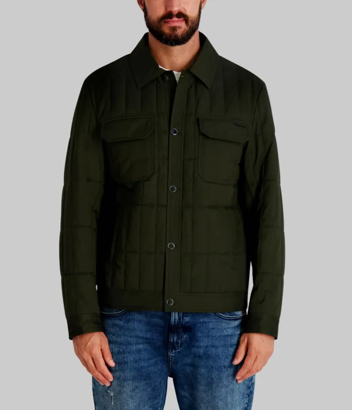 QUILTED SHIRT JACKET sold by undefined