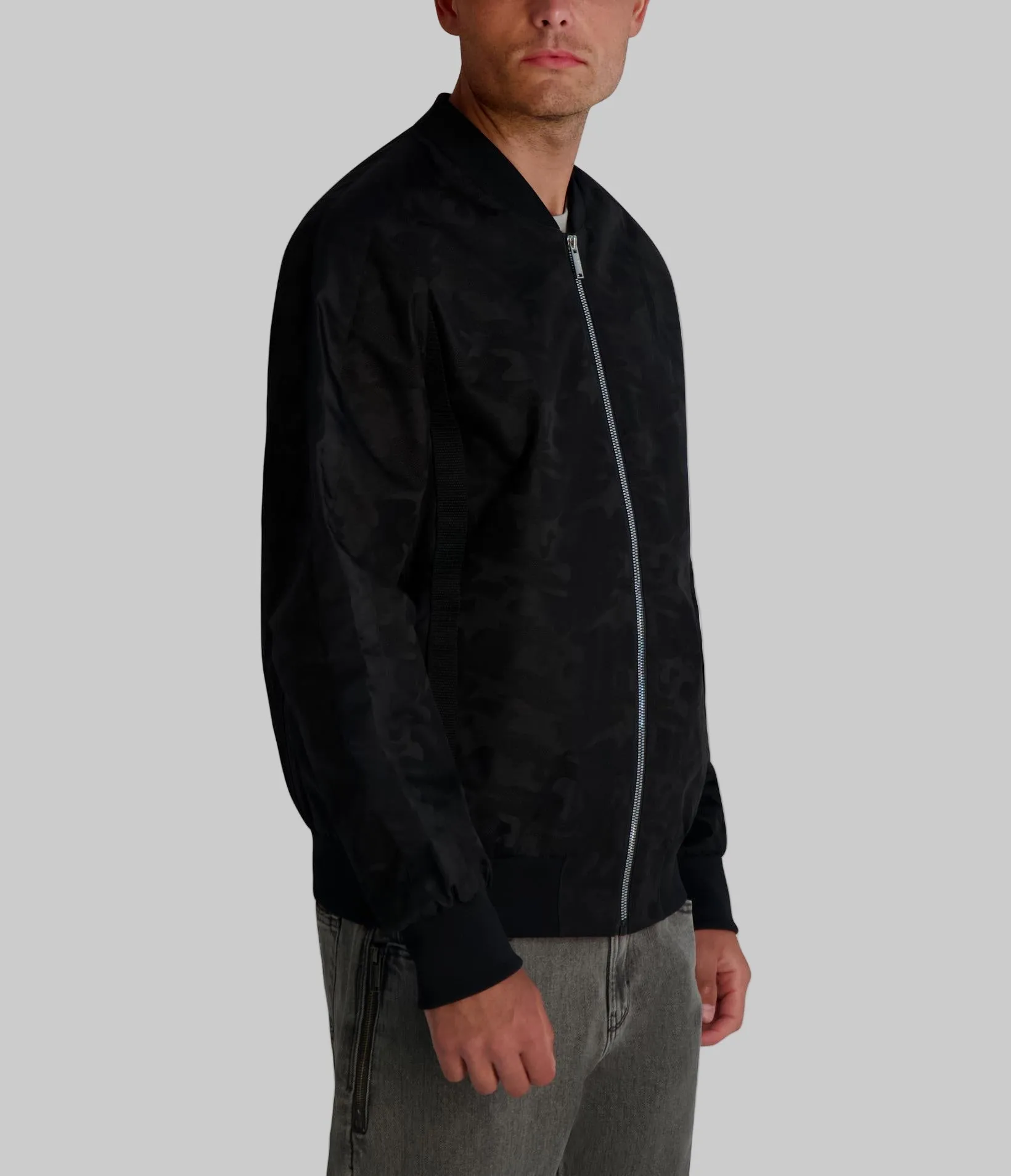 CAMO BOMBER JACKET sold by Karl Lagerfeld Paris product image thumbnail 3