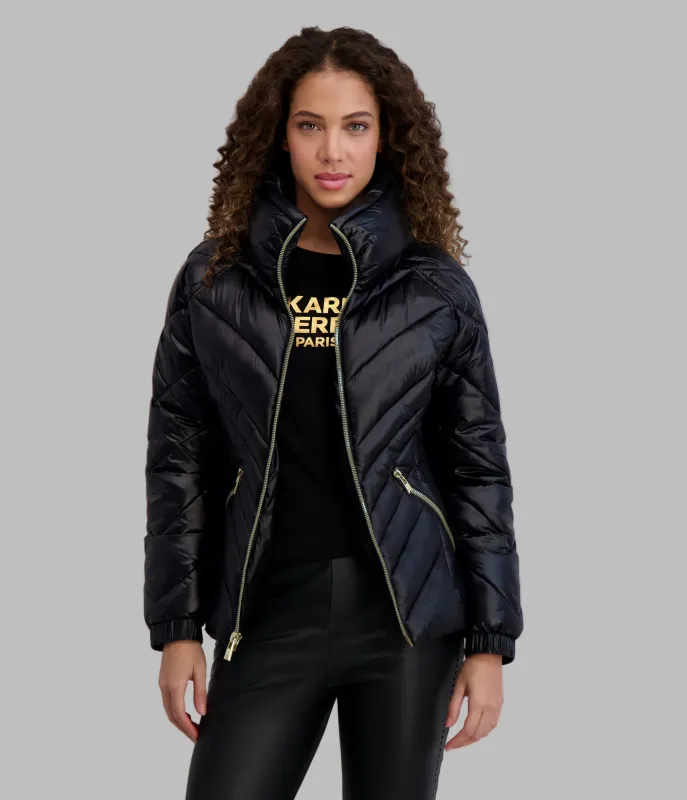 PILLOW COLLAR PUFFER JACKET sold by Karl Lagerfeld Paris
