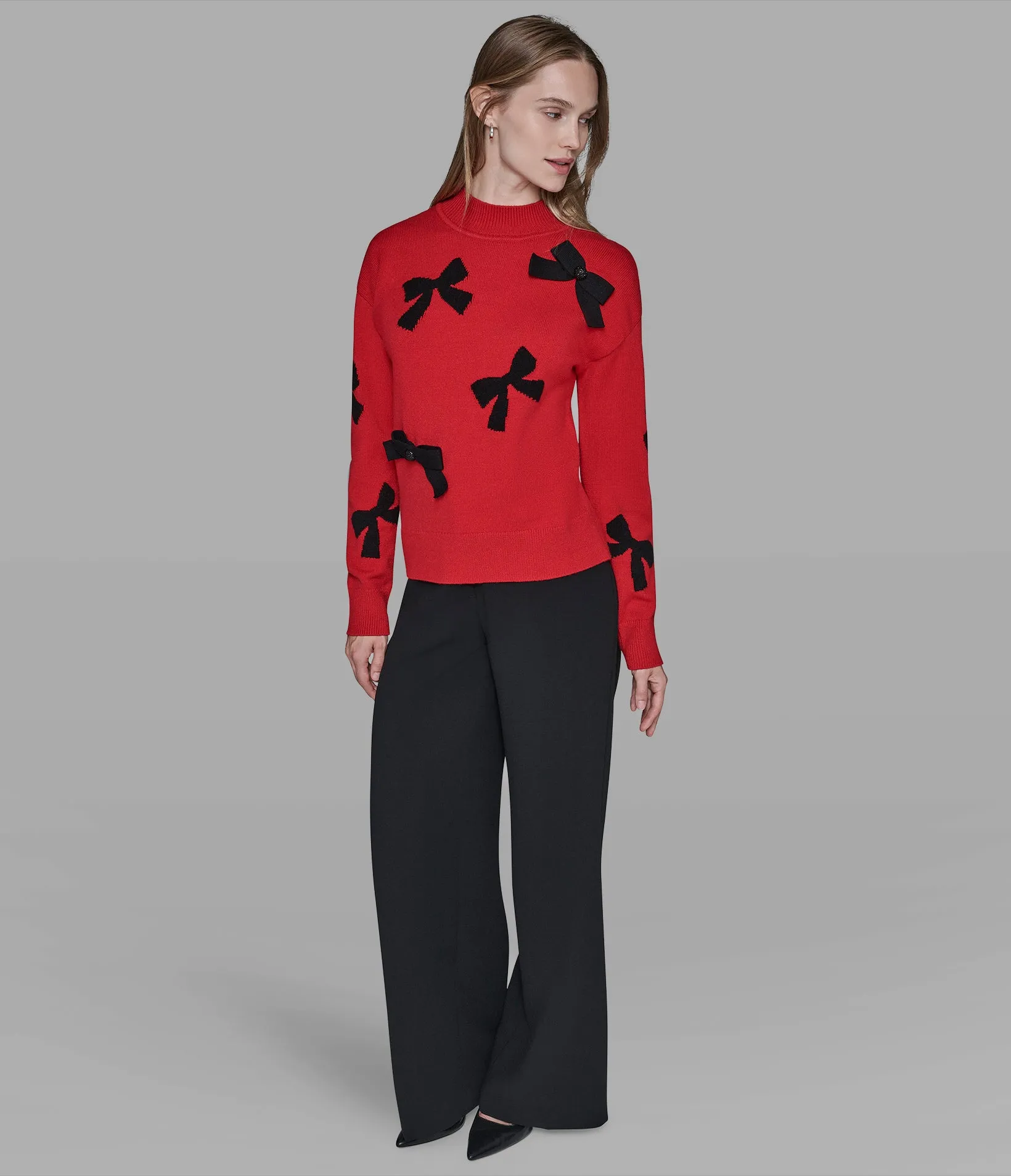 3D BOW SWEATER sold by Karl Lagerfeld Paris product image thumbnail 4