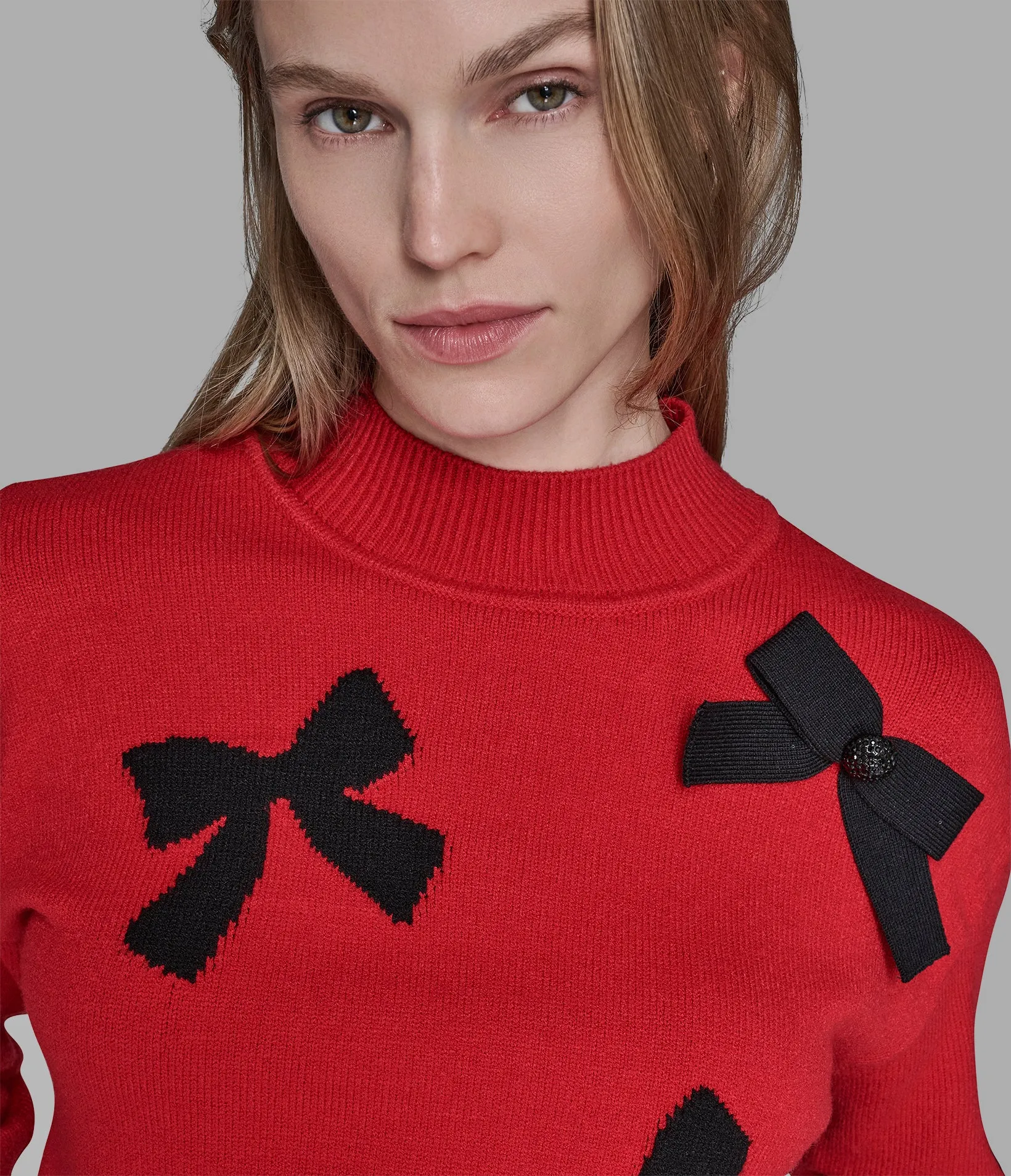 3D BOW SWEATER sold by Karl Lagerfeld Paris product image thumbnail 5