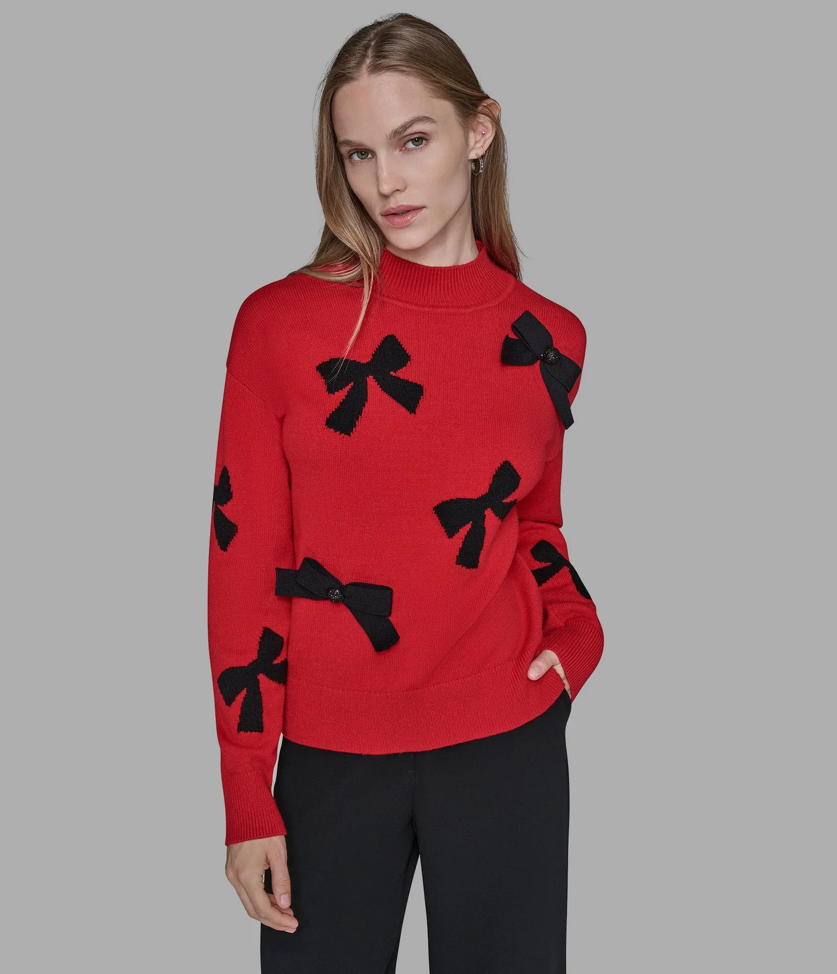 3D BOW SWEATER sold by Karl Lagerfeld Paris