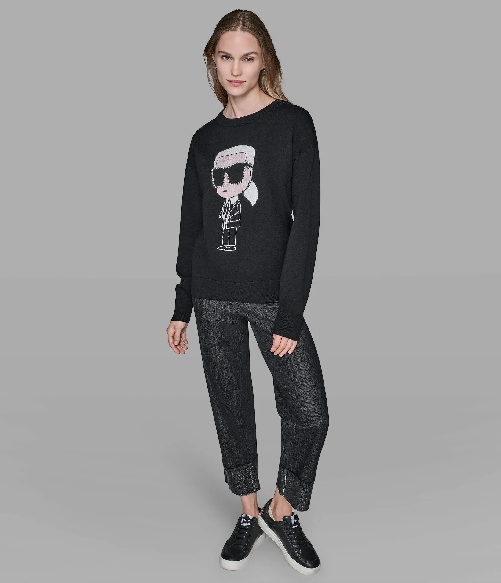 KARL CHARACTER SWEATER sold by Karl Lagerfeld Paris product image thumbnail 3