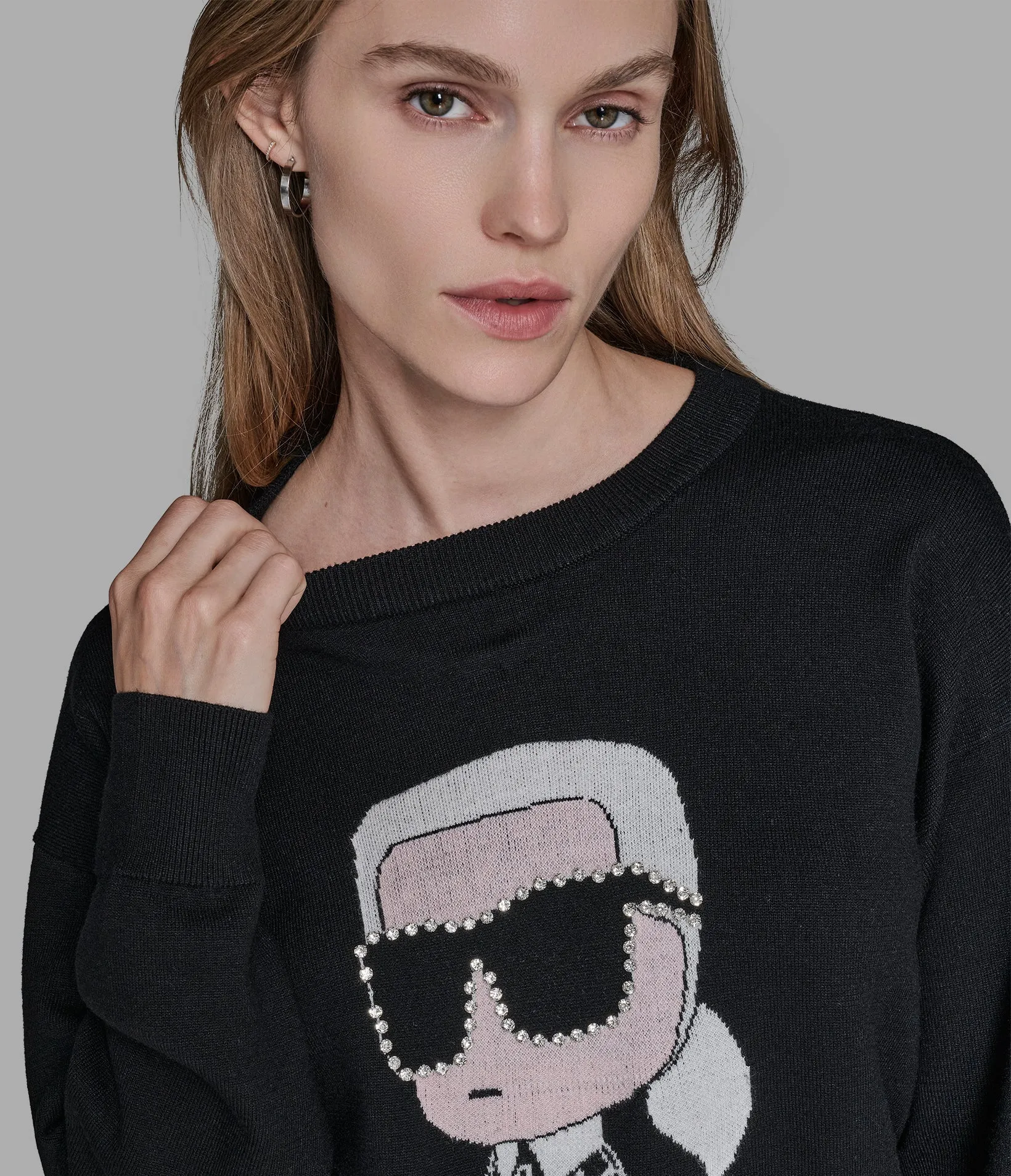 KARL CHARACTER SWEATER sold by Karl Lagerfeld Paris product image thumbnail 5