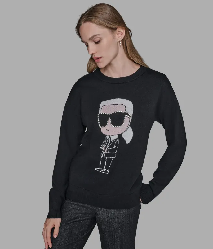 KARL CHARACTER SWEATER sold by Karl Lagerfeld Paris