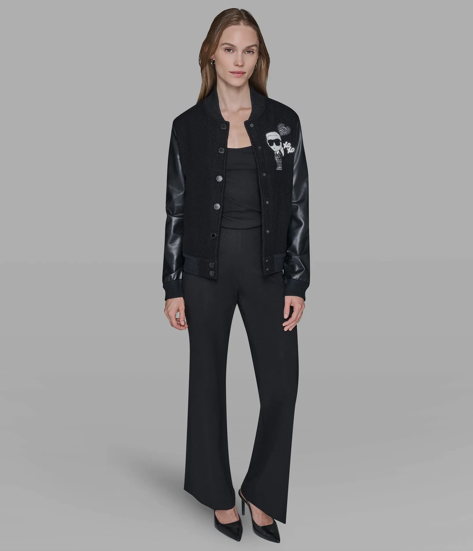 KARL VARSITY JACKET sold by Karl Lagerfeld Paris product image thumbnail 3