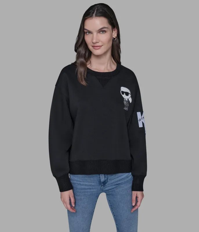 KARL PATCH SWEATSHIRT sold by Karl Lagerfeld Paris