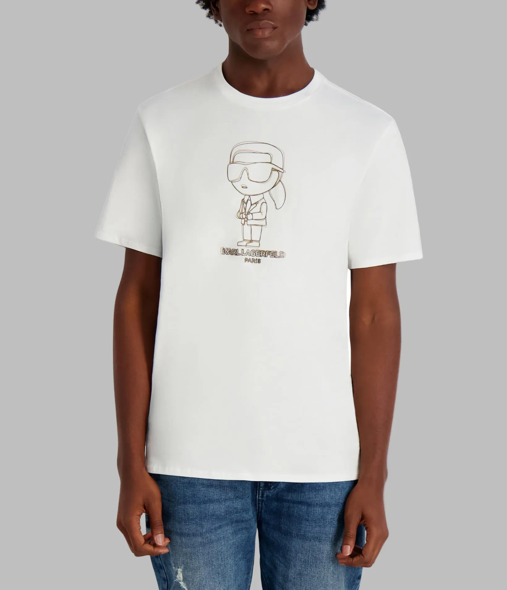 KARL DOLL OUTLINE TEE sold by Karl Lagerfeld Paris