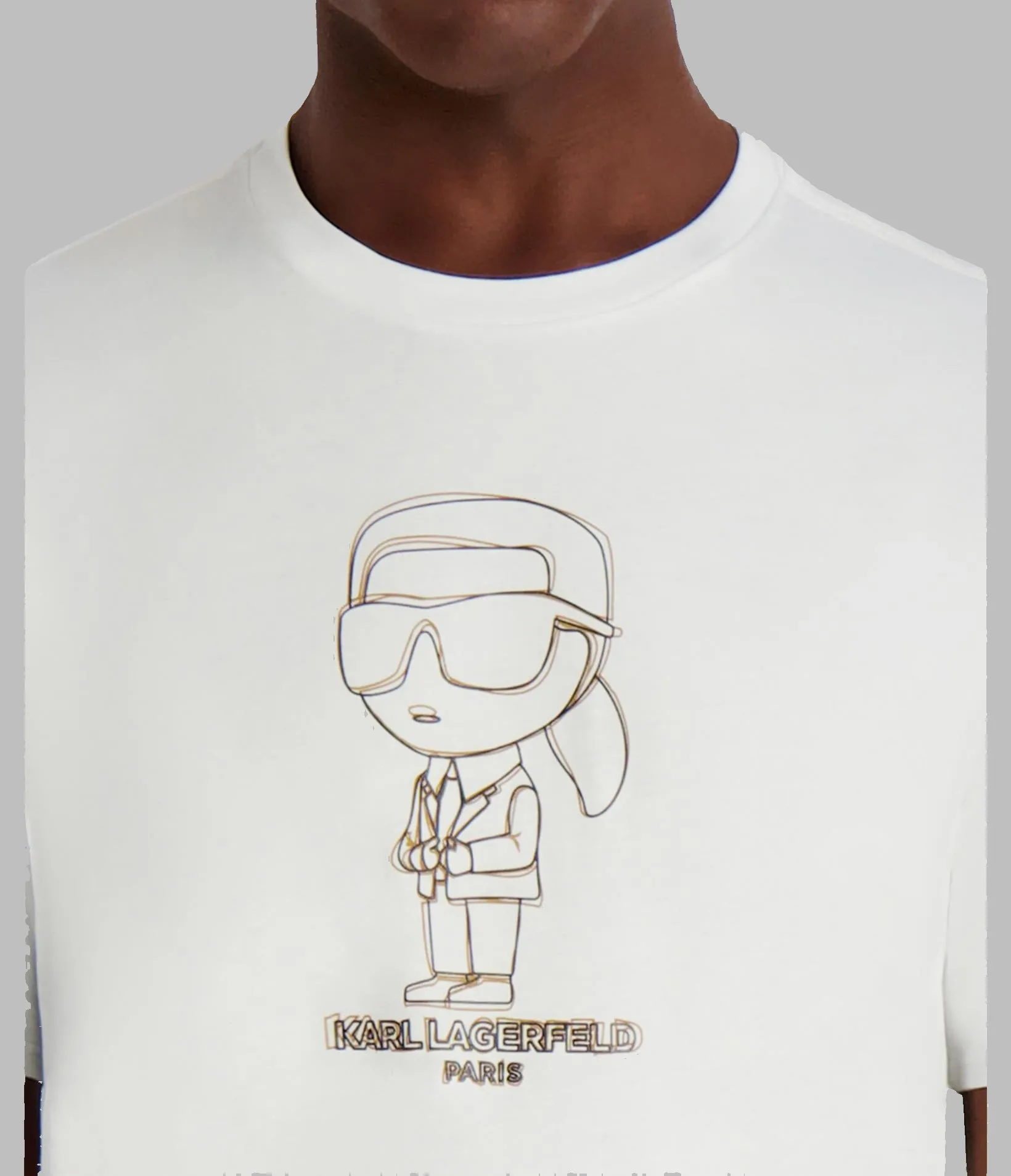 KARL DOLL OUTLINE TEE sold by Karl Lagerfeld Paris product image thumbnail 5