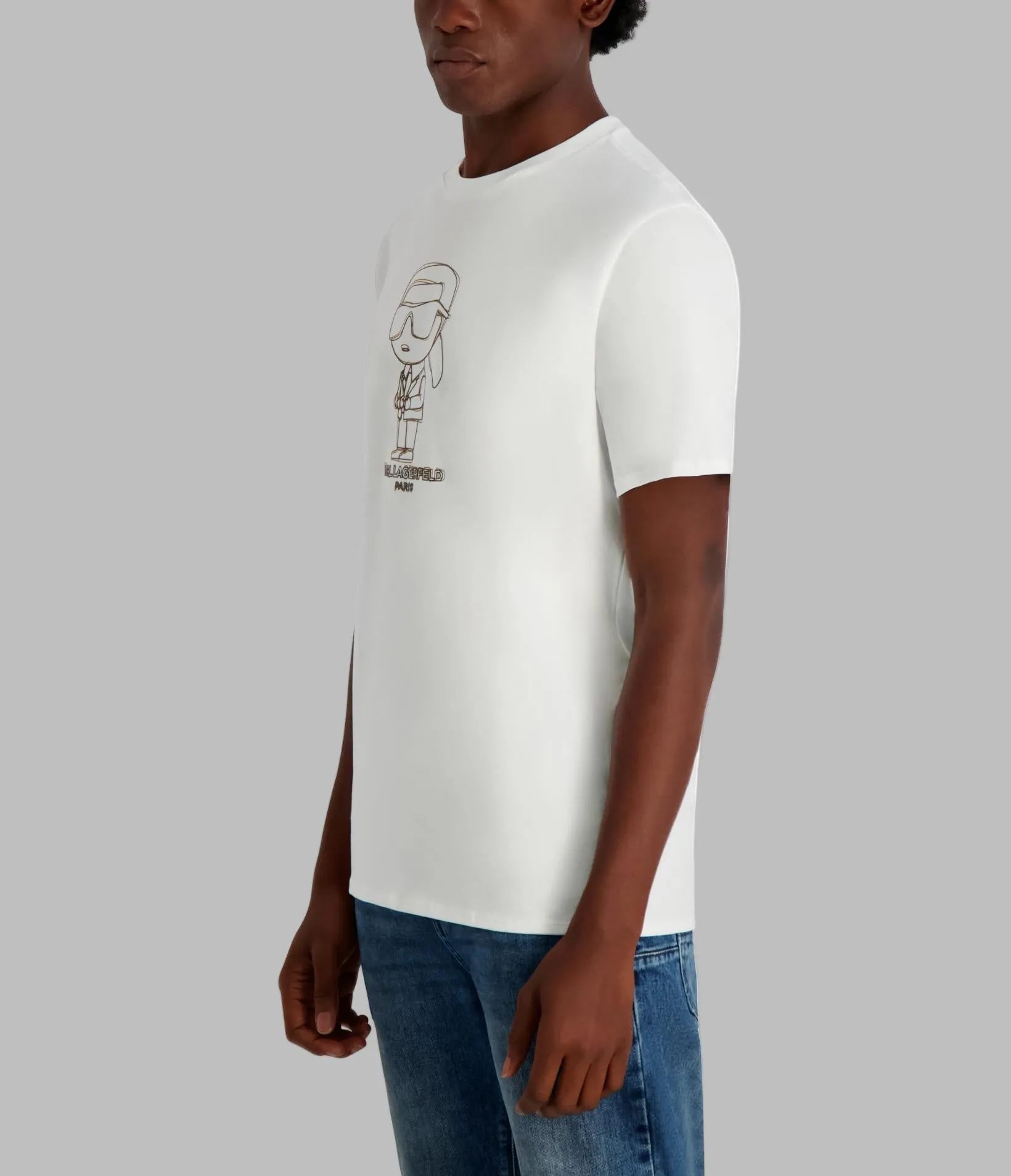 KARL DOLL OUTLINE TEE sold by Karl Lagerfeld Paris product image thumbnail 3