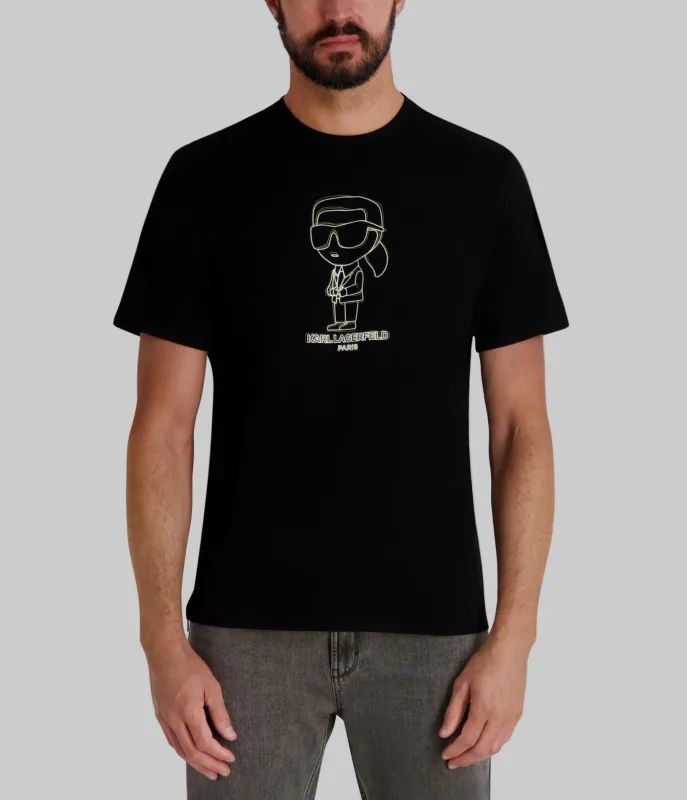 KARL DOLL OUTLINE TEE sold by Karl Lagerfeld Paris