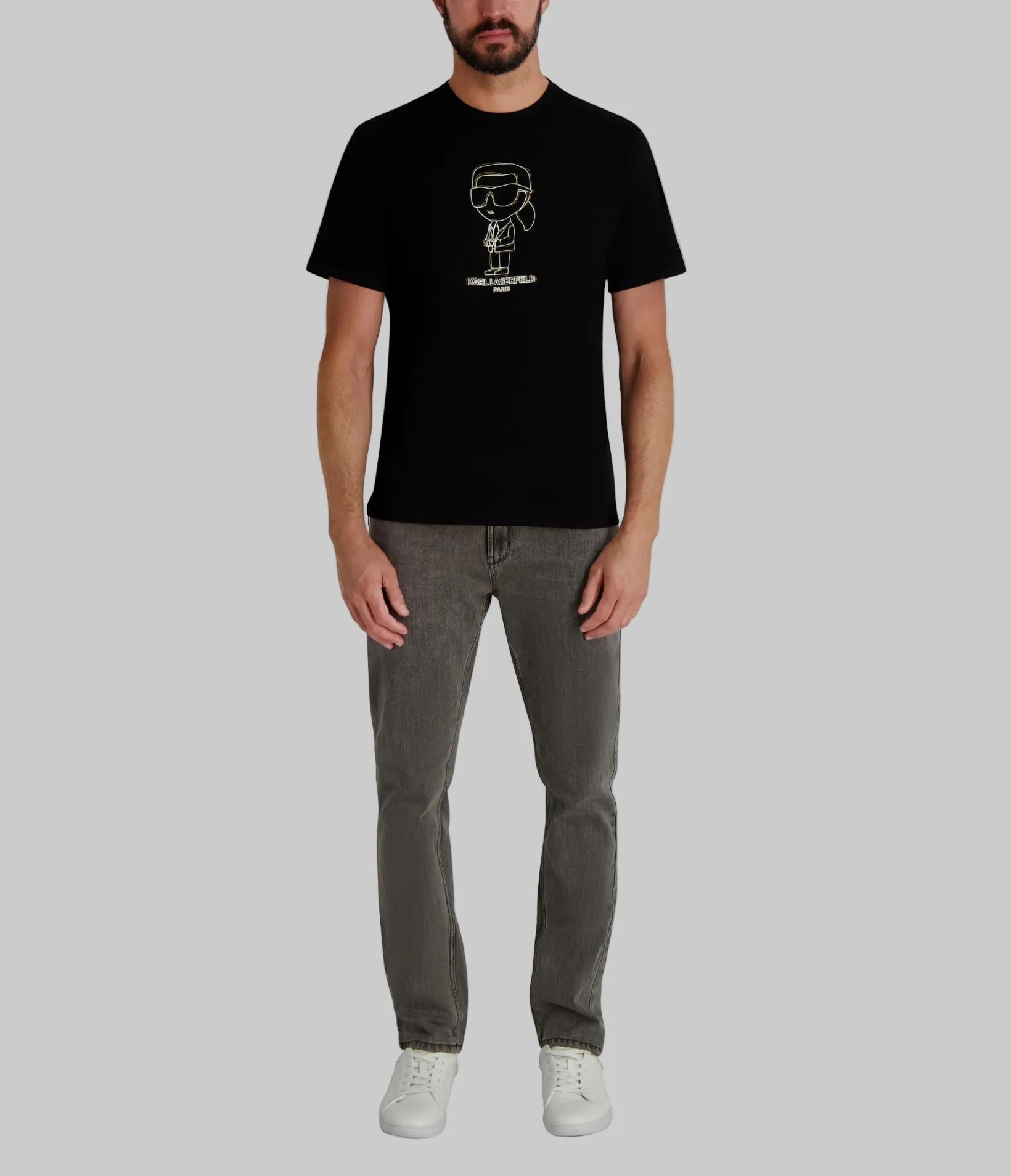 KARL DOLL OUTLINE TEE sold by Karl Lagerfeld Paris product image thumbnail 4