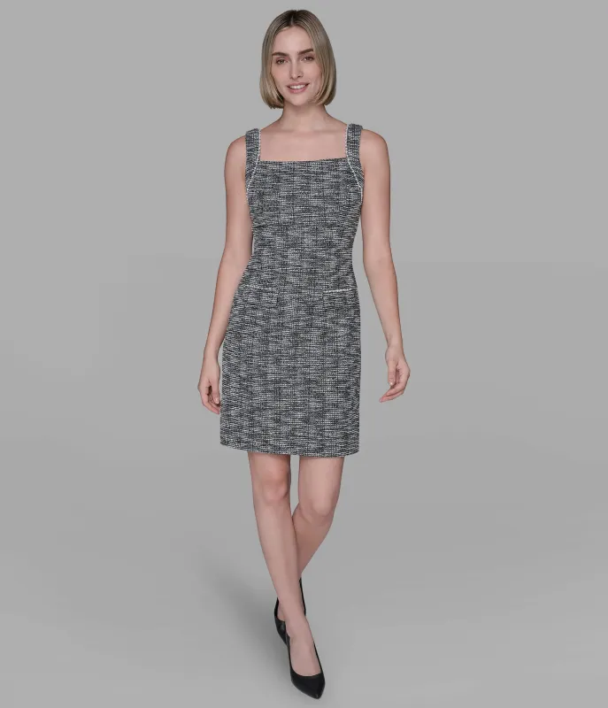 METALLIC TWEED MINI CO-ORD DRESS sold by Karl Lagerfeld Paris