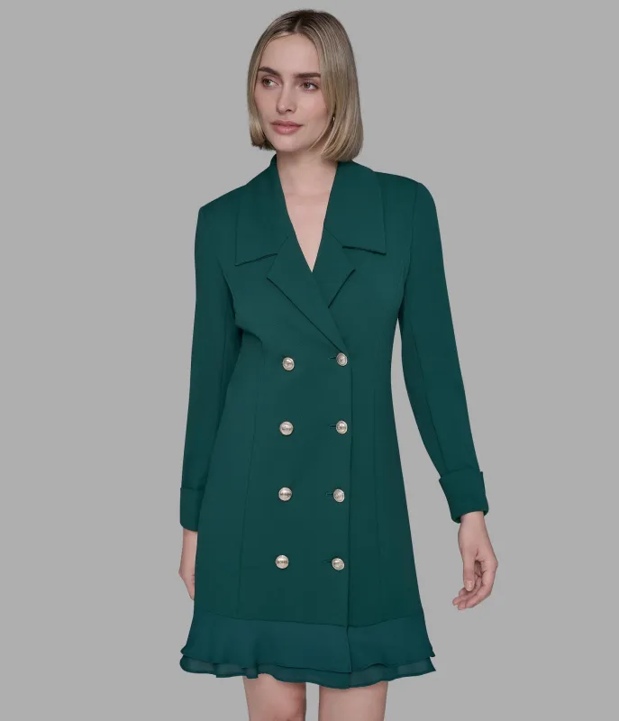 DOUBLE-BREASTED BLAZER DRESS sold by Karl Lagerfeld Paris