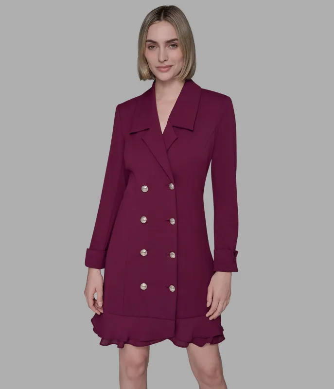 DOUBLE-BREASTED BLAZER DRESS sold by Karl Lagerfeld Paris