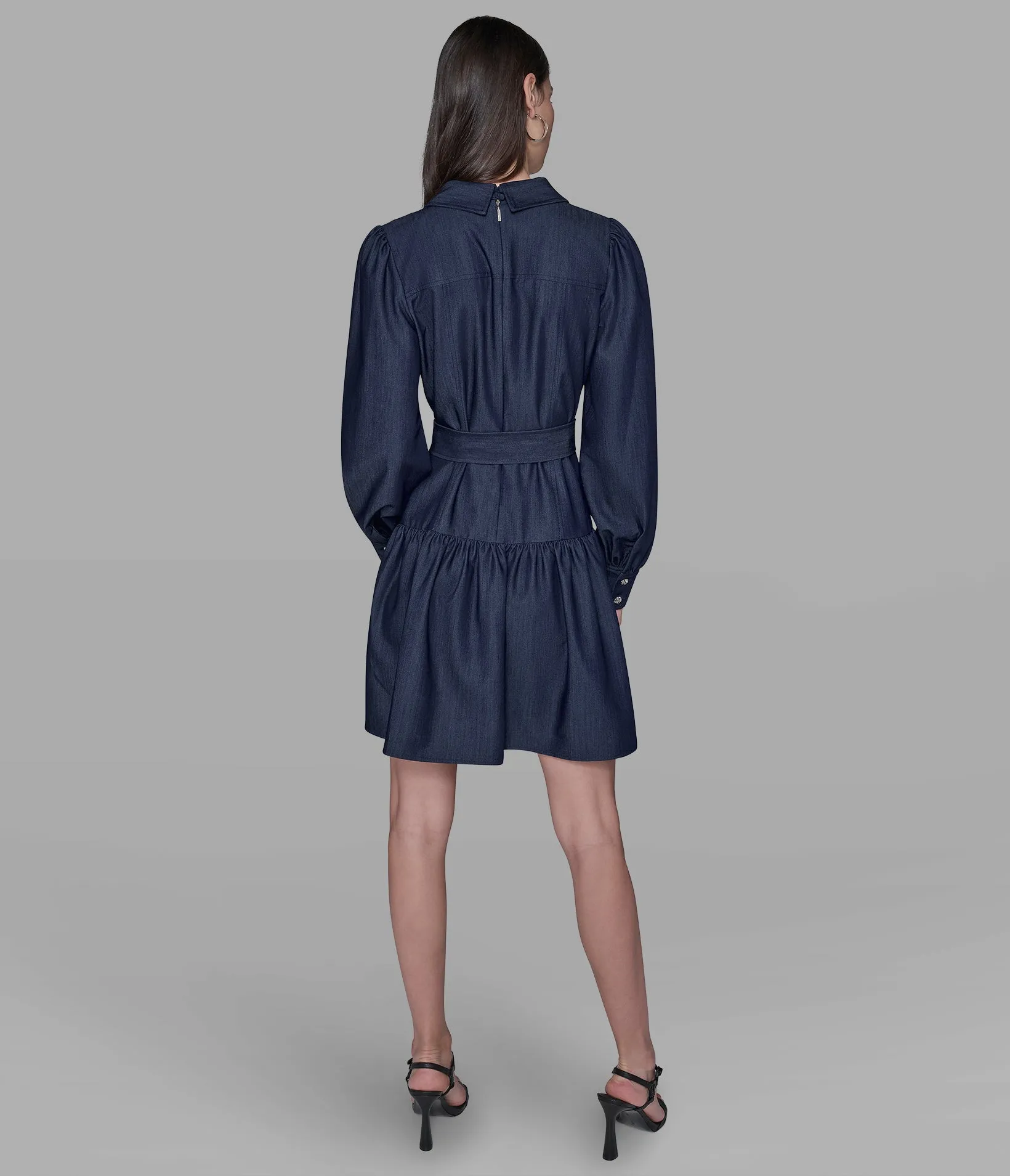 DENIM SHIRT DRESS sold by Karl Lagerfeld Paris product image thumbnail 2