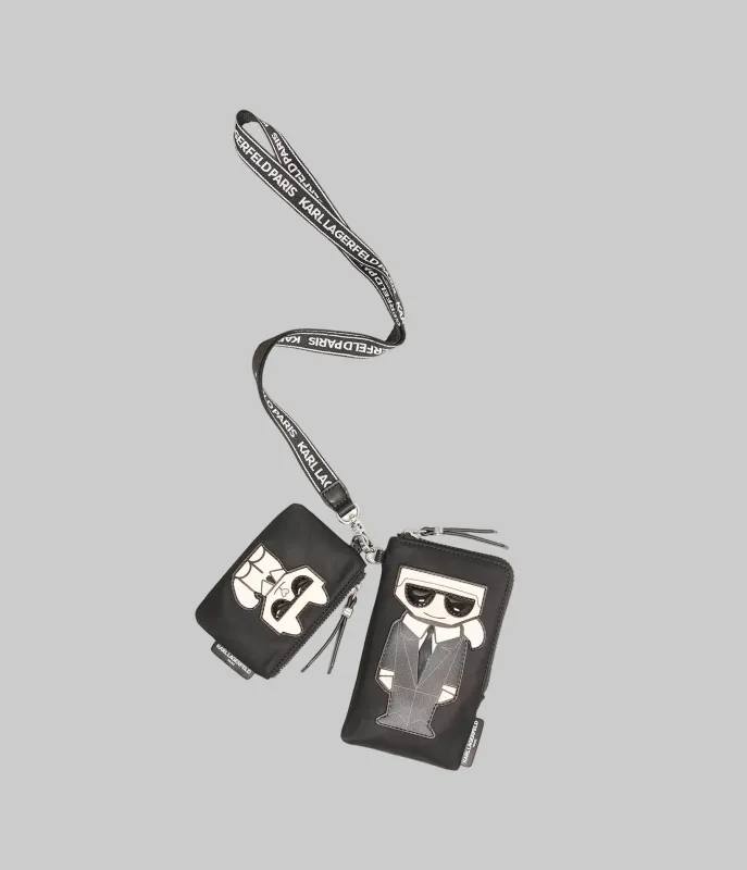 KARL AND CHOUPETTE POUCH LANYARD sold by Karl Lagerfeld Paris